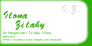 ilona zilahy business card